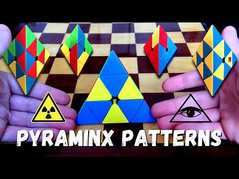 6 PYRAMINX PATTERNS [AWESOME & EASY] - Checkerboard, Superflip & more