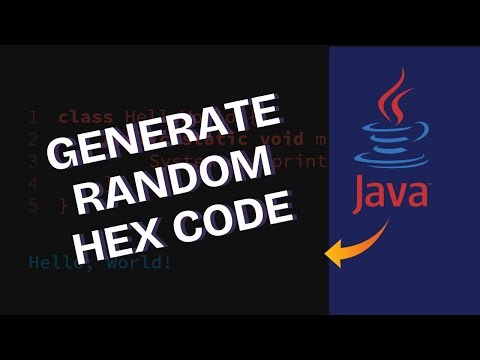 How to Generate Random HEX Codes in Java 2025?