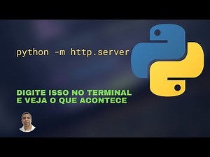 Python e o módulo http.server | criando site local - Dica #02