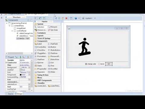 Java Basics - GUI JPanel controlled from JFrame