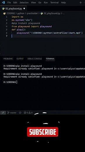 How to play Audio Files in Python | MP3 .wav Audio