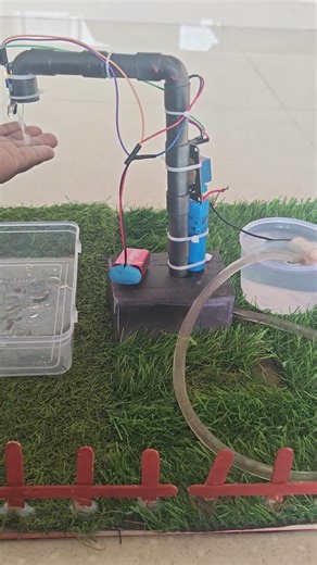 Touchless Water Tap Using IR Sensor & Relay | DIY Automatic Smart Tap💧 #arduino #ece ₹projects