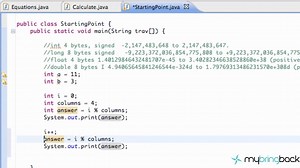 Learn Java Tutorial 1.15- The modulus operator
