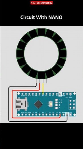NeoPixel LED Ring Lighting Effect Tutorial with Arduino Nano