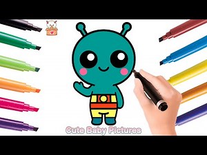 How to Draw a Cute Alien