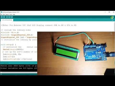 How To Display Message On LCD Using Arduino Serial Monitor