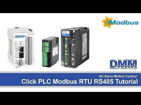 Click PLC - Modbus RS485 Motion Control Setup Tutorial