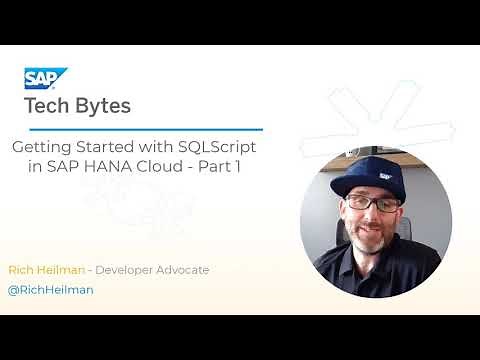 Getting Started with SQLScript in SAP HANA Cloud - Part 1
