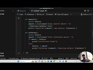 How an ATM Works Using Python | Full ATM Simulation