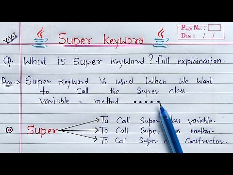 Super Keyword in Java | Learn Coding
