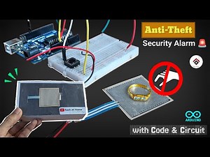 Anti Theft Security Alarm Project using Arduino and Force Sensor 🚨 | Science Inspire Award project 🏆