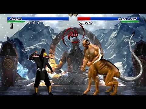 Mortal Kombat Project ALL FATALITIES ON MOTARO and stage fatalities