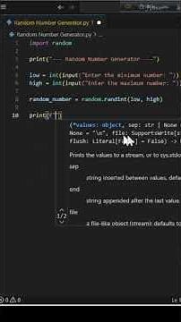How to make basic Random number generator using python & ChatGPT project 17