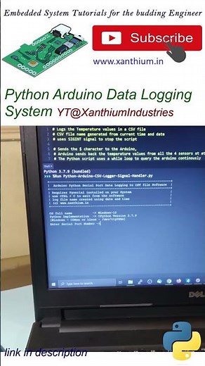 Build your own CSV Data logging system using Arduino and Python #arduino #python #datalogging