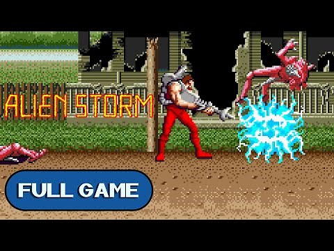 Alien Storm GENESIS MEGA DRIVE FULL GAME Longplay Gameplay Walkthrough Playthrough VGL