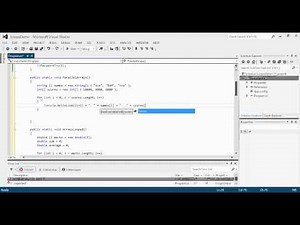 C# Lesson 55 - Parallel Arrays