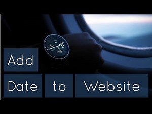 How To Add Date To Website | How To Format Date - JavaScript
