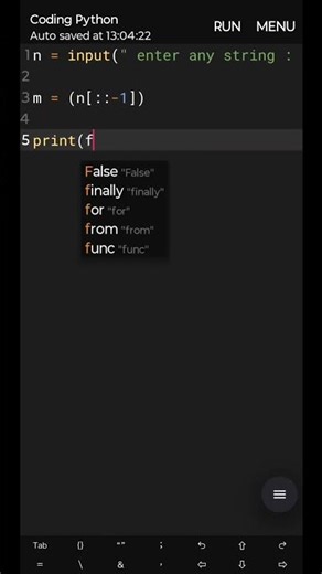python reverse string method.