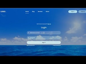 How To Make Website With Modern Login & Register form using HTML,CSS & JavaScript & source code|#css