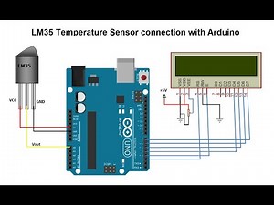LM35 Temperature Sensor connection with Arduino With Code and Circuit || Proteus Simulation