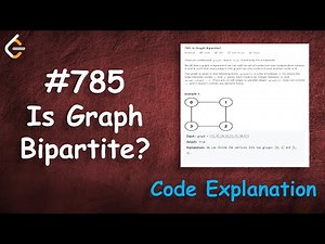 Is Graph Bipartite? | Live Coding with Explanation | Leetcode #785
