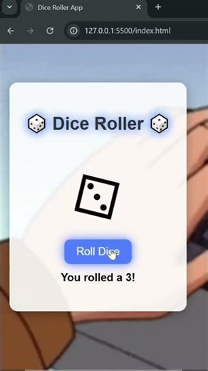 Roll the Dice with Code! #html #css #javascript