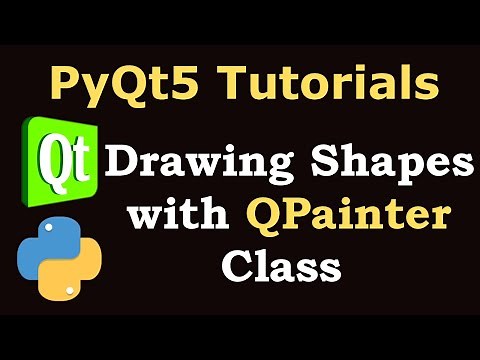 PyQt5 Tutorial - Drawing Shapes with QPainter Class