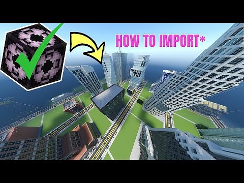 How to Import Any Structure - MINECRAFT BEDROCK