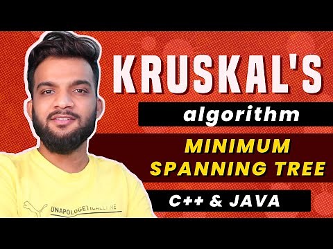 G-47. Kruskal's Algorithm - Minimum Spanning Tree - C++ and Java