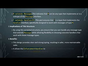 Understanding Java Generics: Implementing Generic Interfaces with Constraints