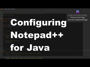 Configuring Notepad++ For Java