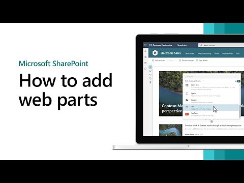 Getting started with SharePoint - How to add web parts
