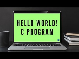 Hello World in C (Hands-on) | Creating first C program - Hello World