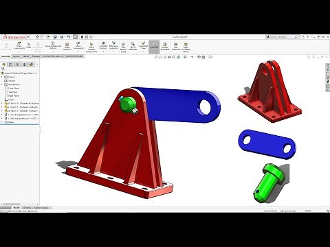 SolidWorks Tutorial 2020! Assembly exercise Nr.1 Welding! Learn from homee :D