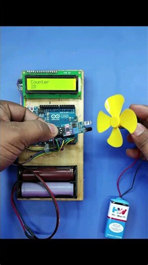 RPM counter Tachometer प्रोजेक्ट