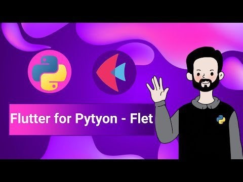 Python is great for GUI (UI)/Front End Design . If you really want to give your boring Python Script a nice looking User Interface, then you definitely should check out this 30-min Tutorial. A Flutter for Python Library called Flet will be used here. And it is Cross Platformed !