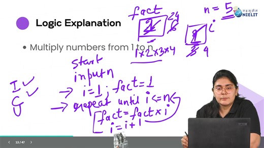 NIELIT O Level Live Online Class | Daily Class | Day 6 Welcome to the official NIELIT O Level Live Online Daily Class Course : O Level Faculty : Ms. Divya This live session is a part of regular daily online classes conducted by NIELIT for O level students . | National Institute of Electronics and Information Technology (NIELIT)