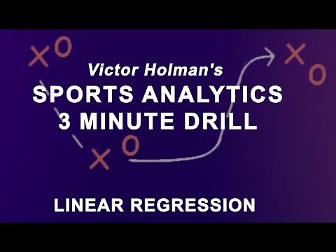 Linear Regression - Sports Analytics Methods