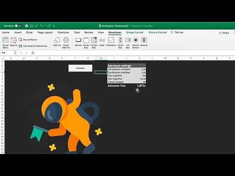 Animations in Excel using VBA