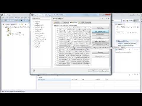 how to configure java build path in eclipse IDE ? [onlineseleniumtraining.com]