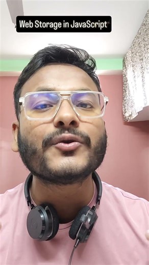 Web Storage in JavaScript ~ Front-end interview question 🫣 #react #js #angular #shorts #shortvideo