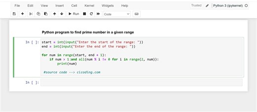 Day 7 : Python Program to find Prime Number in a given Range | Python Coding