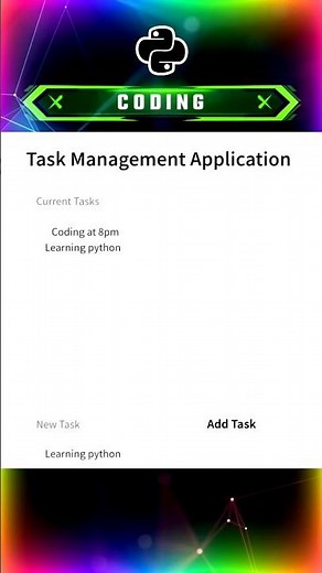Task Manager Web Applications | Python Mini Project 12 | #python #softwaredevelopment #projects