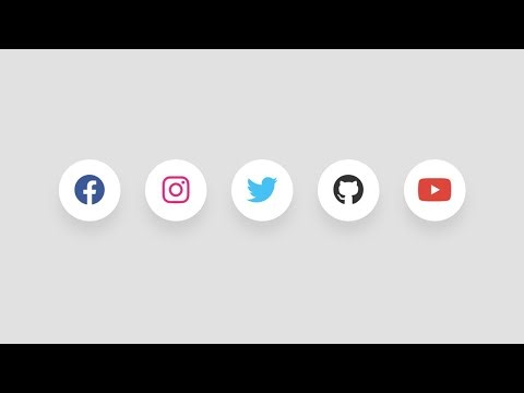 Social Media Icons Hover Effect using HTML _ CSS Icons