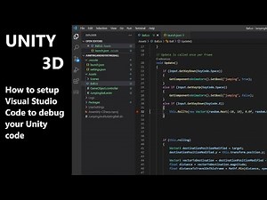 Unity and Visual Studio Code setup and code debugging (solution for Visual Studio performace issues)