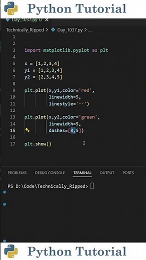 Create Your Own Line Styles in Matplotlib | Python Tutorial