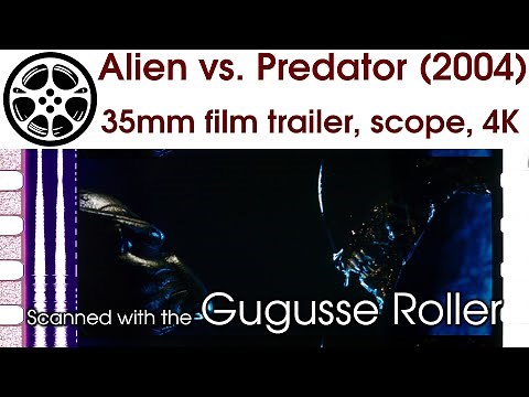 Alien vs. Predator (2004) 35mm film trailer C, scope 4K