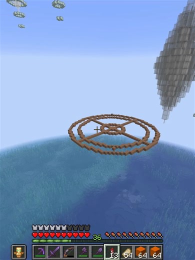 Creating an Orange Alien Ship in Minecraft