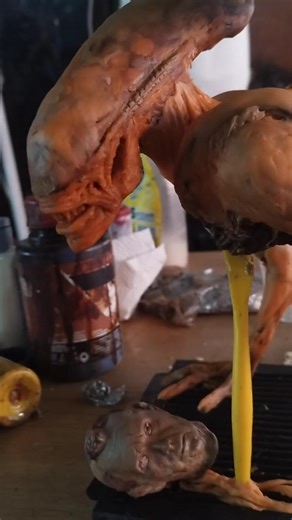 Alien Runner Xenomorph figure in progress