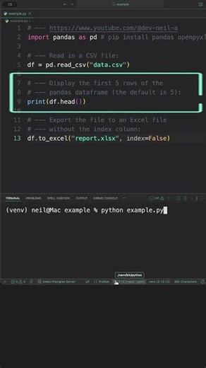 How To Convert a CSV File to an Excel File with Python